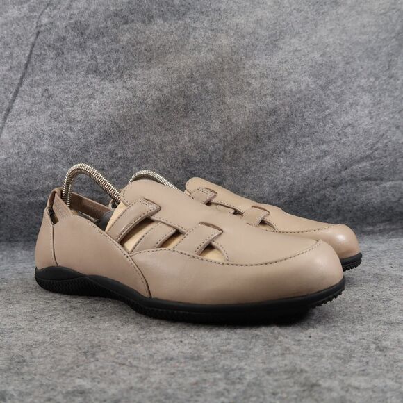 Softwalk Shoes Women 9 Loafer Ballet Flat Slip On Hampton Leather Comfort Casual - Picture 1 of 16